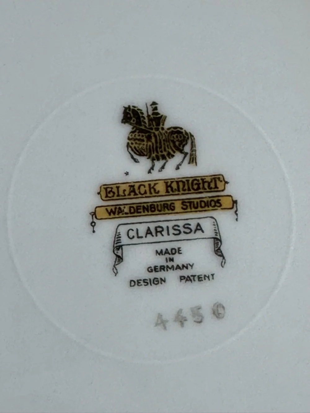 5 Vintage Floral Romantic China Saucer Plates Clarissa Rimmed Gold Germany